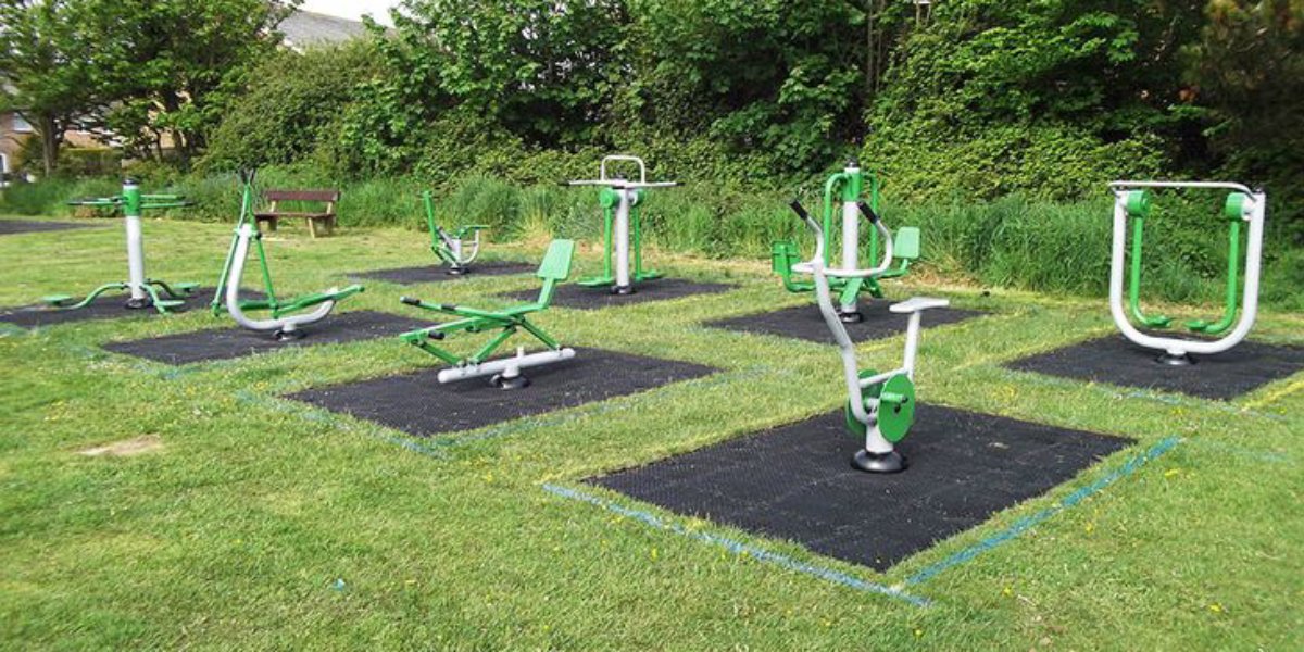 Outside gym